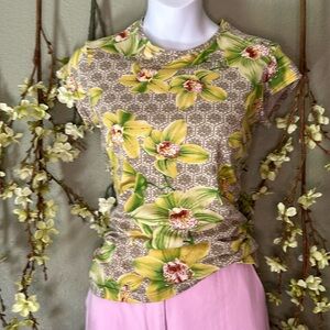 VERSACE wildflower tee